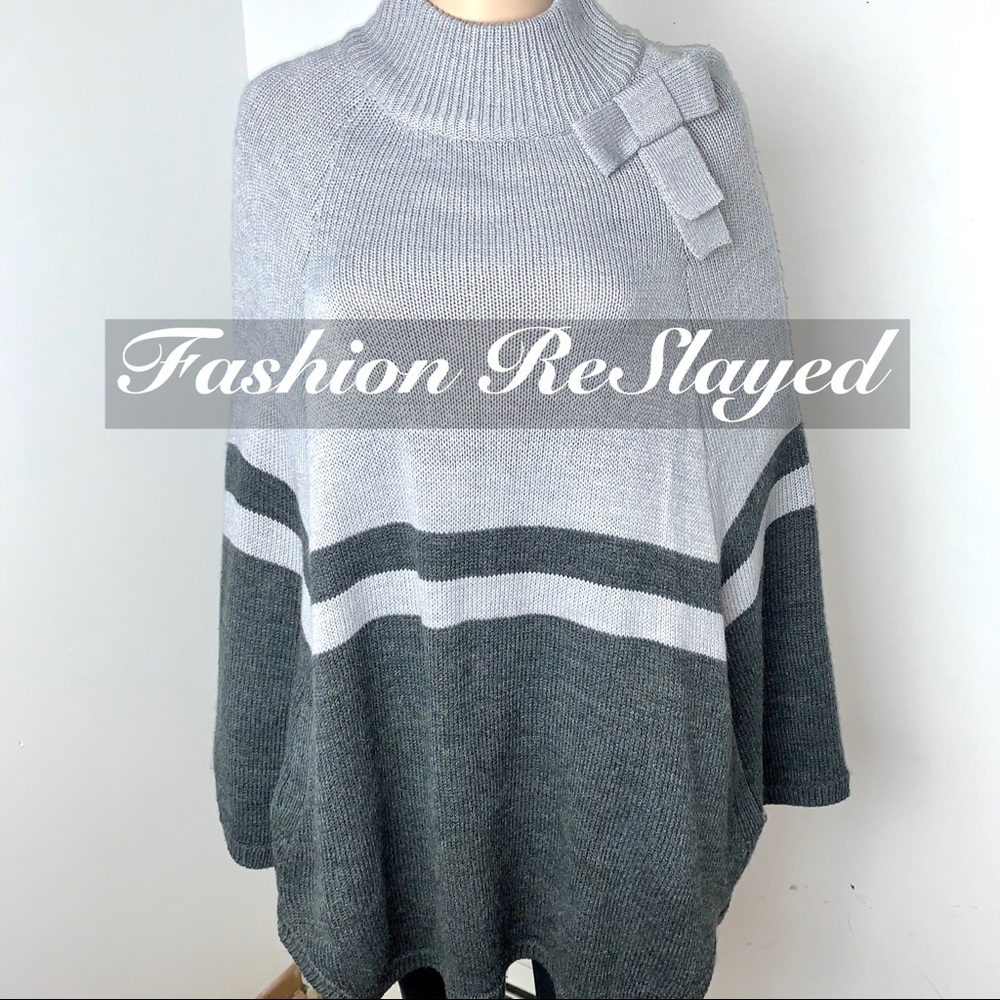 ⭐️Piazza Italia XL Two Tone Grey Pocket Kimono⭐️